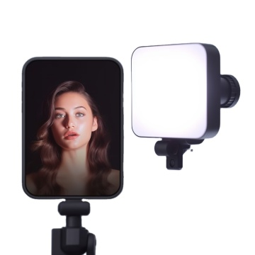 Luce video LED professionale per fotocamera e laptop: perfetto per la creazione di audio e video di tiktok