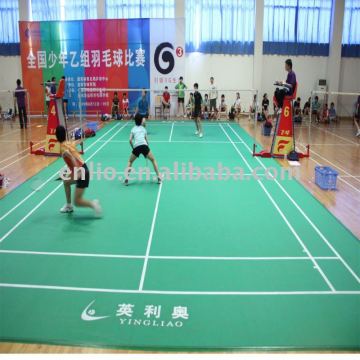 Heißverkauf PVC Vinyl Badminton Courts Sportstöbere