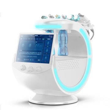 2025 Latest Multi-Functional Intelligent Ice Blue RF Skin Cleaning Oxygen Injection Device