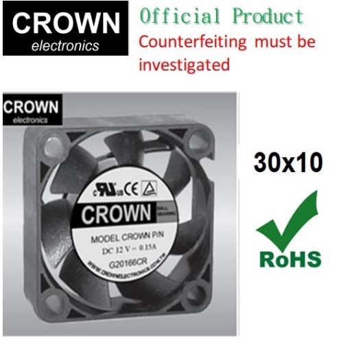 HOT SALE Crown 30mm*30mm*10mm AGE03010 Cooler Dc Fan