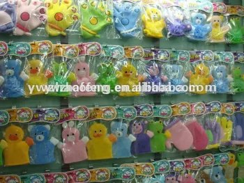 Natural kid bath mitt