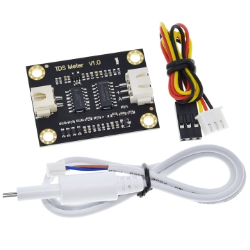 TZT TDS Sensor Metter V1.0 Module de la carte pour Arduino Uno R3 - Mesure de la qualité de l'eau