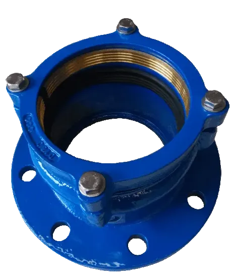 PE Restraint Flange Adaptor With Brass Thrust Ring