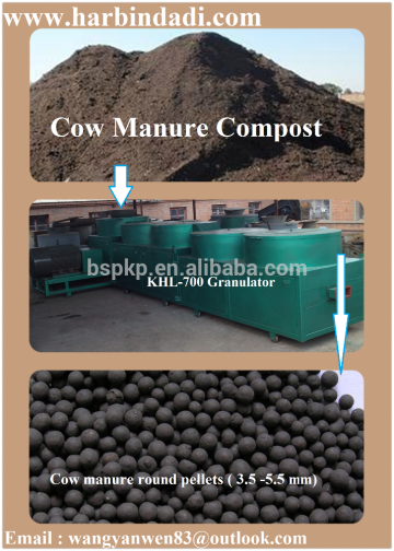 Chicken manure organic fertilizer pellets machine