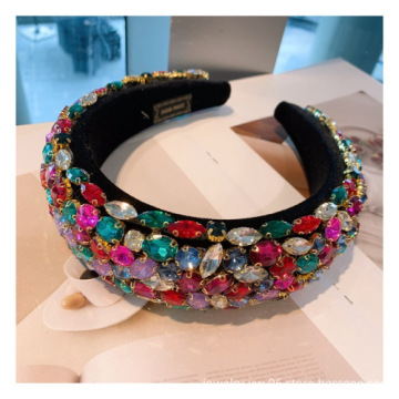 Wholesale Bulk New Fashion Hair Hoop Jewelry - Shiny Bridal Wide Pearl Headbands