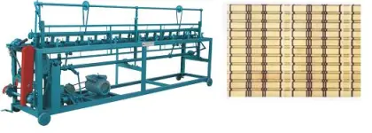 Bamboo mat weaving machine, bamboo curtain weaving machine, bamboo mat machine, bamboo curtain machine