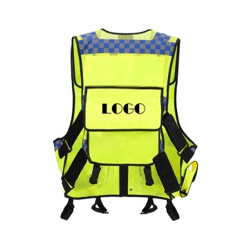Dingtian Multi Pocket Lightweight Reflective Vest for Traffic Riding Fashion in 2024