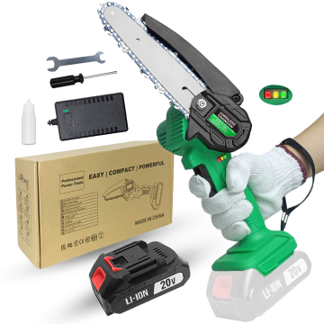 20V Lithium-ion Cordless Mini Chainsaw with 150mm Blade