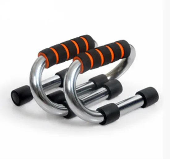 S Push-up Exercise Equipment for Fitness Gym with Foam Handles