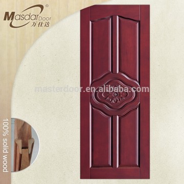 Luxury interior solid teak wood door room