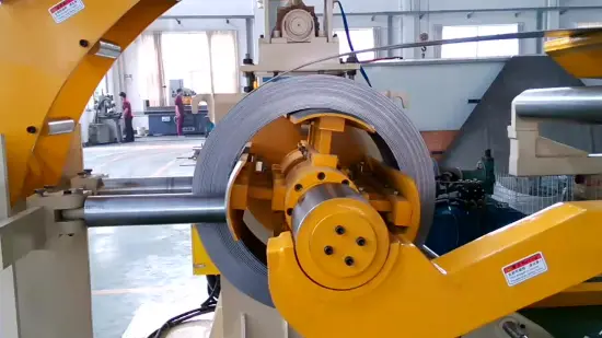 Steel Sheet Strip Coil Unwinding Machine Levelling Machine NC Servo Roll Feeding Machine