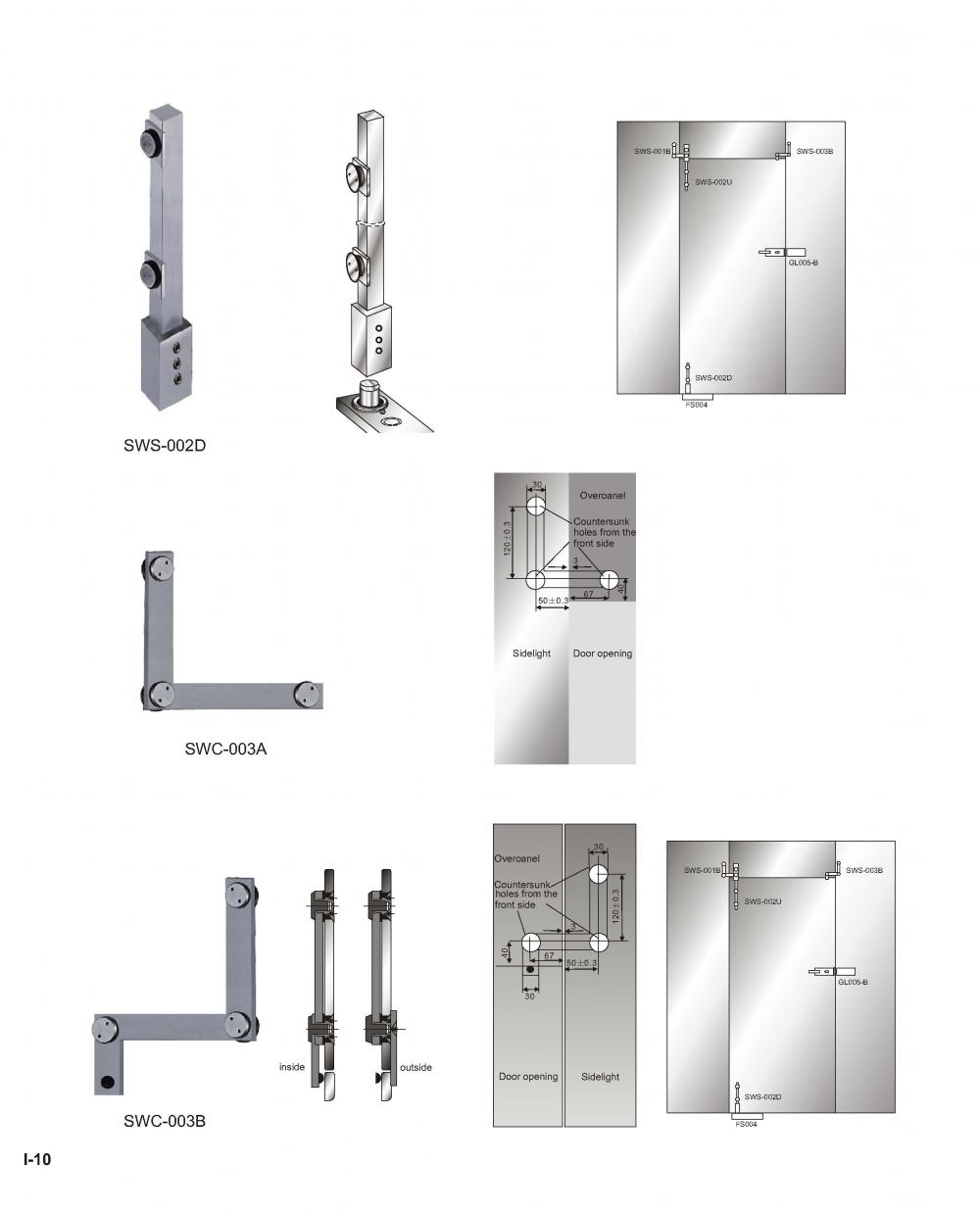 I 10swing Glass Door System