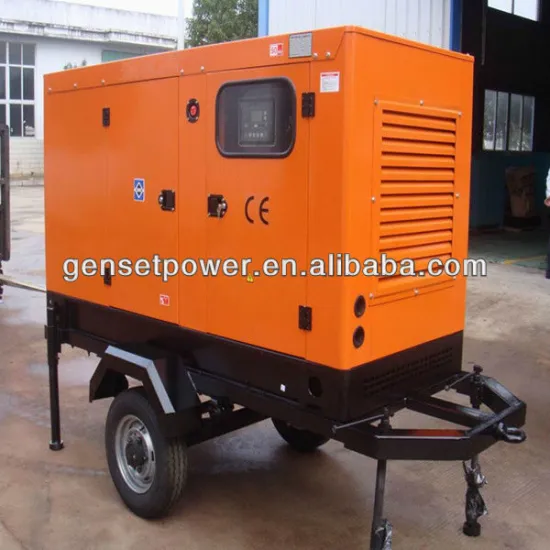 Silent Mobile Type Diesel Generator