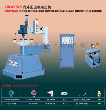 Inner and Outer-Circle Glass Grinding Machine