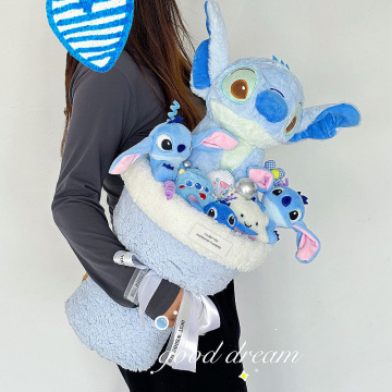 Wholesale 60cm Doraemon Doll Flower Bouquet Stuffed Plush Toys - Perfect Birthday Gift for Girls and Kids