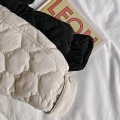 Winterkinder Baumwollmantel Massivfarbe Verdickter Mantel