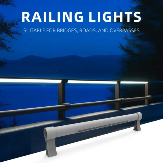IP66 Waterproof River Guardrail with 114mm Diameter Galvanized Steel Pipe for Bridge and Road Handrail Light