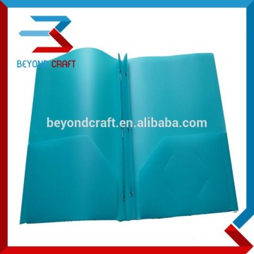 Letter size folders poly portfolio twin pocket folders 3 prongs