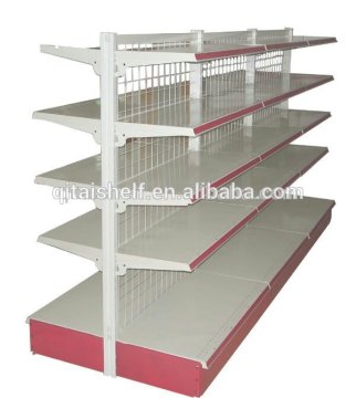 Goods display metal shelf supermarket shelving