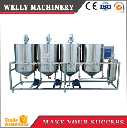 Factory Price Small Scale Palm Oil Refining Machinery for Sale