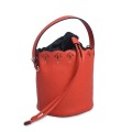 Latest Design Drawstring Bucket Bag Women Leather Bags