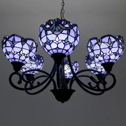 LongHuiJing Luxury European Tiffany Baroque Chandelier