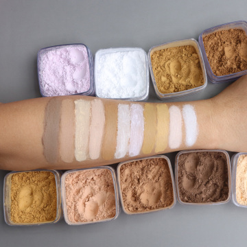 Label Privat Kustom Translucent Loose Powder Dengan 23 Warna dan Air Matte Finish