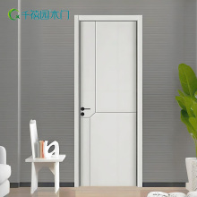 Porta de madeira moderna para quarto doméstico