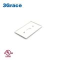 High Quality 1 Gang Decorate/GFCI PlasticWall Plate,ivory