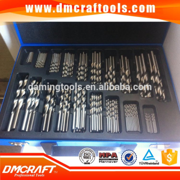 HSS-CO Punta trapano elicoidale Set 1-10 mm DIN 338 Tipo N 5% Cobalto Ferro