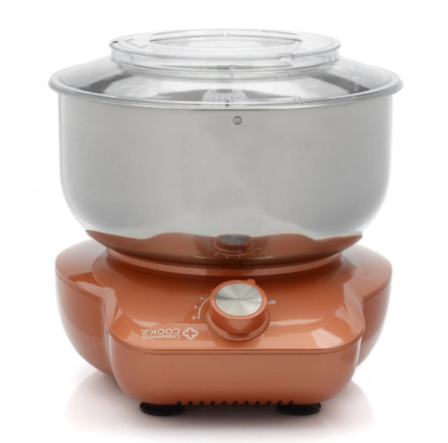 Electric food mixer for kneading dough