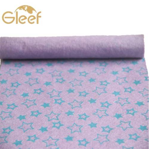 factory selling PET polyester printed craft felt fabric