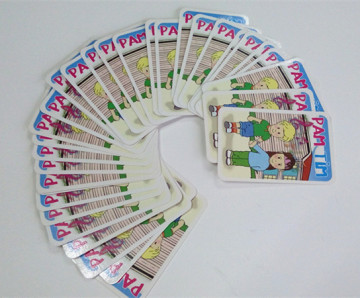 2016 Best quality transparent poker card printing for promotion