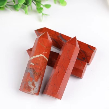 High Quality Natural Red Jasper Crystal Tower for Healing and Fengshui Decoration