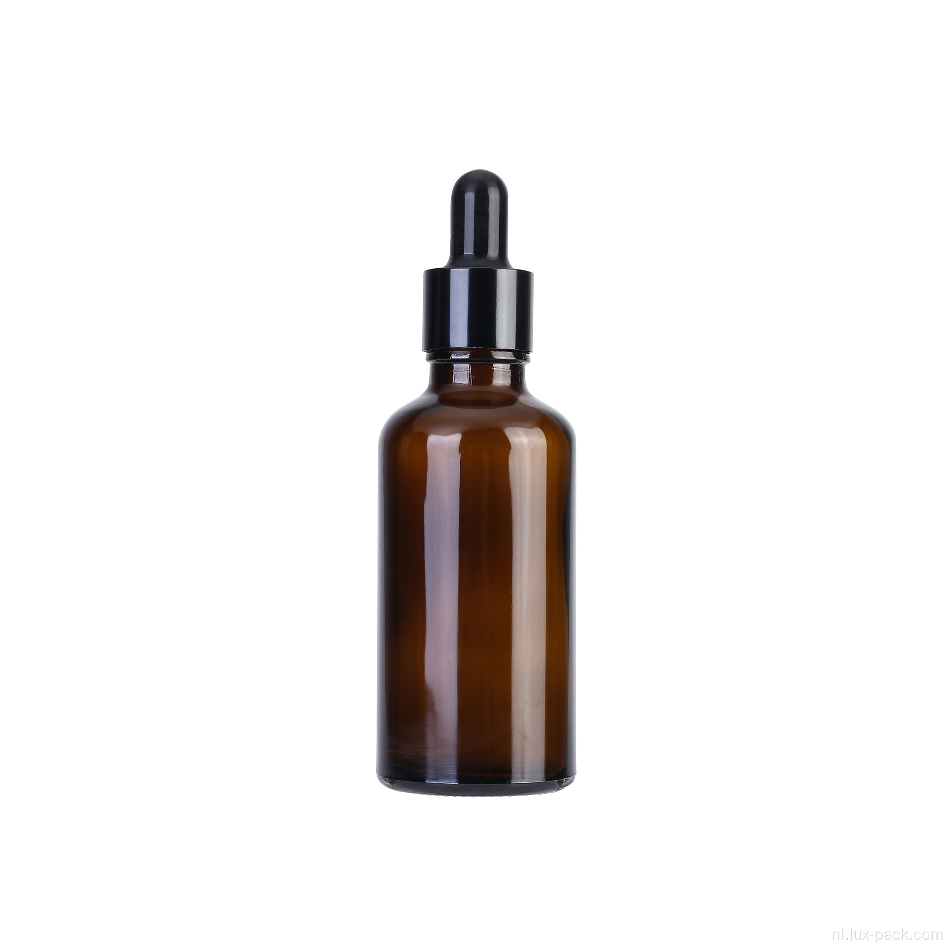 50 ml ronde glas etherische oliefles met druppelaar