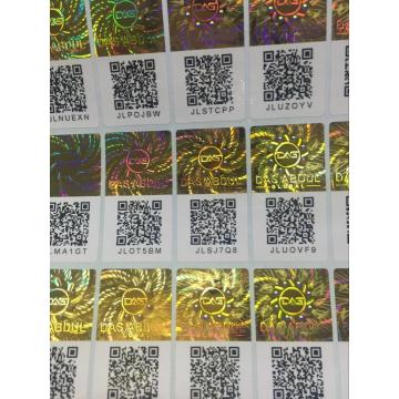 3D-garantie Holograpic-label