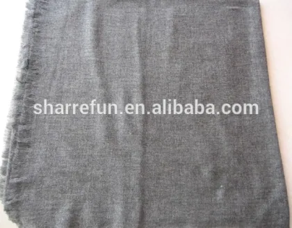 38NM/1 plain woven solid color luxury pure cashmere shawls kashmir shawls