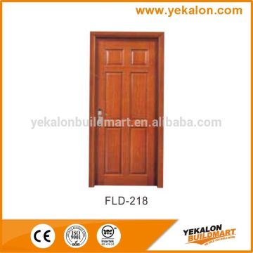 Yekalon FLD-218 Good quality Craft Flush line Interior Solid modern wood bedroom door