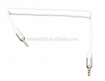 Cabletolink 3.5mm JACK TO JACK STEREO COILED AUX CABLE FOR VARIOUS MOBILE PHONE