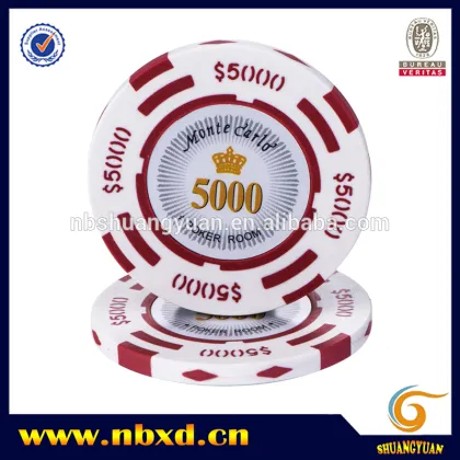 14g 2-Tone Monte Carlo Value Clay Poker Chips