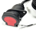 Presa per rimorchio 24 V 15 pin con cavo, cablaggio adattatore spina UE per rimorchio ABS per camper e roulotte