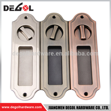 Classical sliding wooden door lock antique brass copper zinc alloy sliding door lock