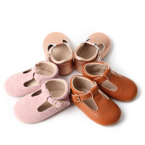 Baby Party Mary Jane Shoes Brogue T-Bar Mary Jane Baby Dress Shoes Manufactory