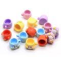 Niedliche Miniatur Puppenhaus Mini DIY Milch Kaffeetasse Becher Rollenspiel Essen für Puppe Küche Spielzeug Harz Planar Flatback sortiert