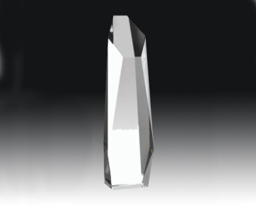 Crystal Tower Block χαραγμένο Globe βραβεία Trophy
