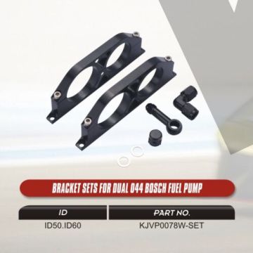 Stock of Dual Fuel Pump Bracket Sets
