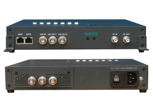 Rf Out Encoder Modulator Digital Headend Equipment 2.6kgs Mpeg1 Mpeg-2 ...
