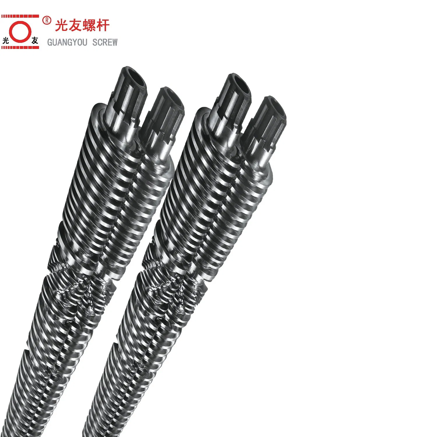 Long-Life Wear-Resistant Alloy PE Bimetallic Barrel Conical Twin Screw at Barrel