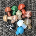 Natural Mixed Gemstone Mushroom Shaped Polished Decor Healing Gift Decorative Stones And Crystals