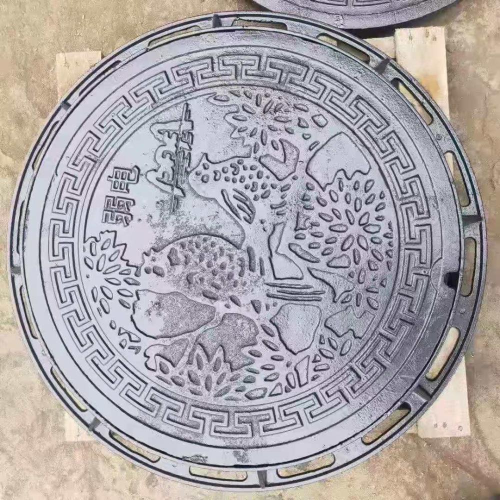 Ductile Manhole Cover For Electric Use Co 650 C250